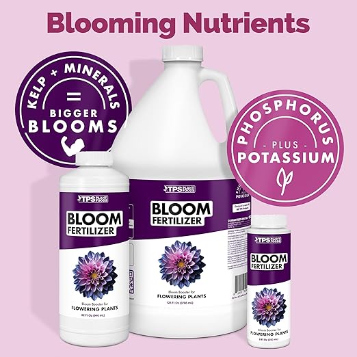 Bloom Fertilizer – Liquid Plant Food for More Blooms, Bigger Flowers & Stronger Bud Development, 1 Gallon