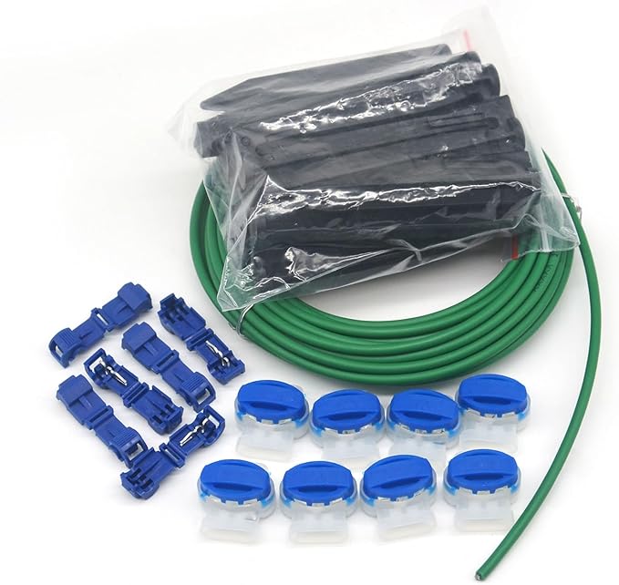 Robotic Lawnmower Boundary Wire Splice Kit Automatic Mower Boundary Wire Accessory Set, for Adapting and Repairing the Mowing Boundaries