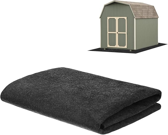 M METERXITY Outdoor Storage Shed Mat, 2x2.5 ft Waterproof Small Shed Flooring Mat for Patio Furniture Floor Protecting from Wear/Liquid/Dust/Oil, Non-Slip Carport Pad [Grey]