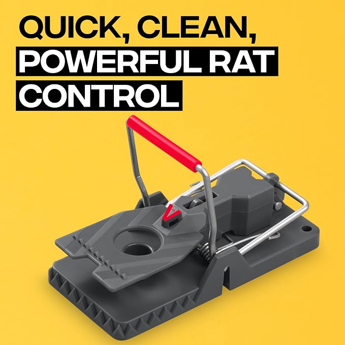 Victor M144B Instant Power-Kill Easy Set Reusable Rat Trap - 6 Traps