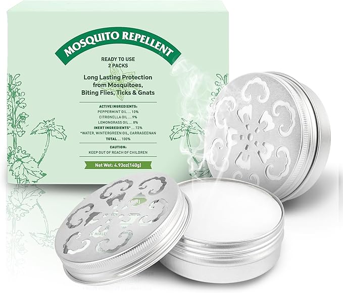 Mosquito Repellent, Peppermint Oil to Repel Mosquito, Ticks, Gnats and Pest, Insect Repellent for Indoor and Outdoor, 2 Pack