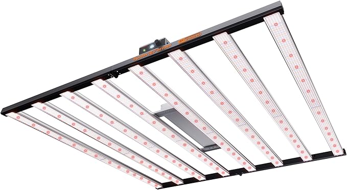 Spider Farmer G1000W Commercial Grade Cost-Effective 1000W LED Grow Lights, Upgraded App Remote Control, Vertical Farming Co2 Bar Style LED Growing Lamp, 5x5 Coverage