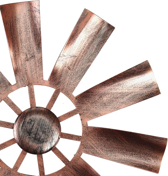 BinaryABC Outdoor Yard Windmill Metal Wind Spinner,Wind Sculptures Spinners Yard Decor Pinwheel,for Garden Yard Lawn Patio Decoration