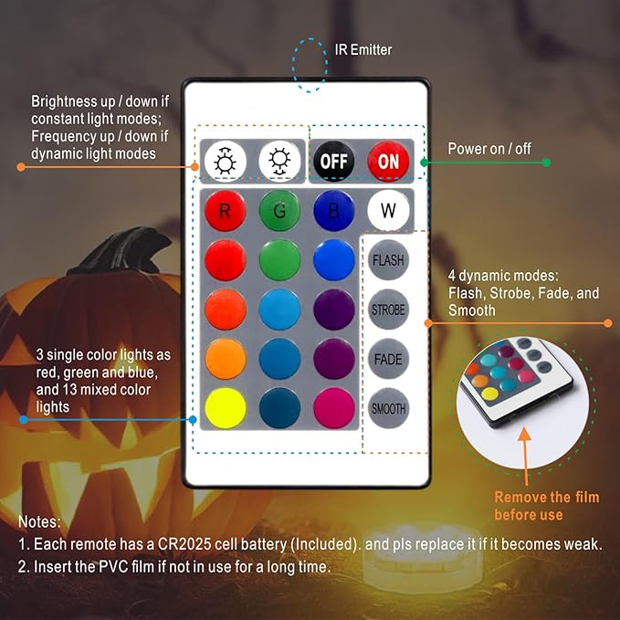 Submersible LED Pool Lights for Inground Pools and Above Ground Pools, 16 Colors 4 Modes Battery Powered Underwater LED Lights with Remote for Pool Pond Camping Bucket Decoration (4 Pack)
