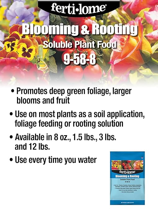 Fertilome (11772) Blooming & Rooting Soluble Plant Food 9-58-8 (3 lbs.)
