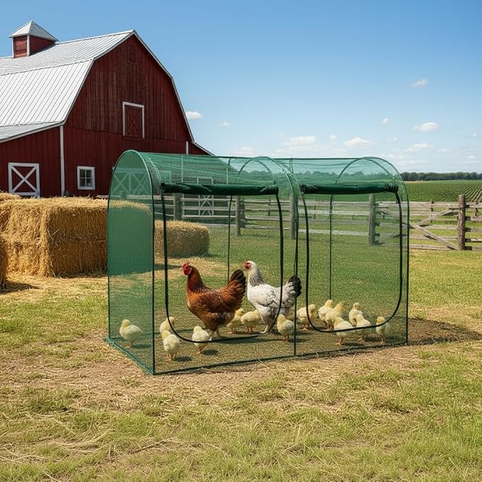 Crop Cages for Garden Plant: 8.2x4.1x6Ft Shade Cloth Plant Cage, Plant Netting Cover with Zipper, Raised Bed Cover, Plant Cover from Animal Wind-Resistant Garden Cage for Fruit Vegetable Flower