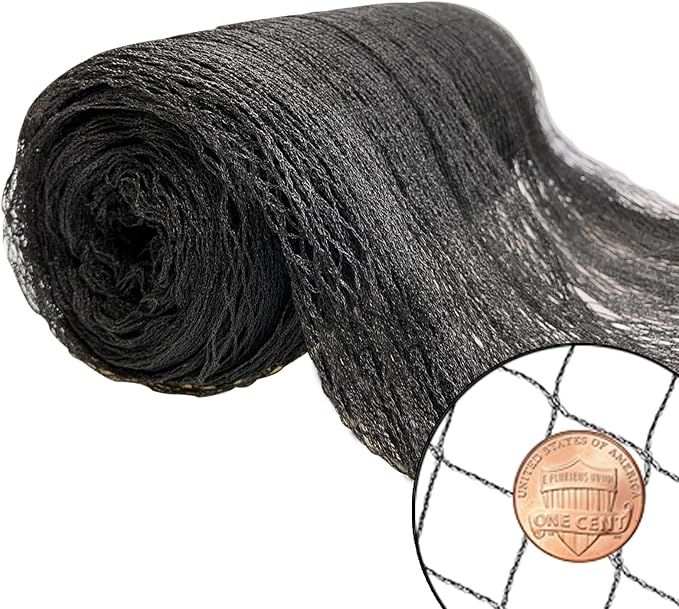 10x10ft Bird Netting for Chicken Coop Poultry Netting 1/2 inch Mesh Heavy Duty Chicken Coop Cover Netting Roof Hawk Proof Bird Netting for Garden Protection Fruit Tree Netting Against Squirrels Deer