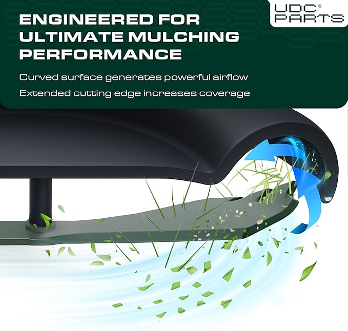 UDC Parts 131-4547-03 Lawn Mower Blades Replacement for Toro Recycler 22 Inch 20339 20378 21465 108-9764-03 131-4547 104-8697-03 20334 20353 21442 108-9764-03P 131-4546-03 21378/ Gator Mulching 2 Pack