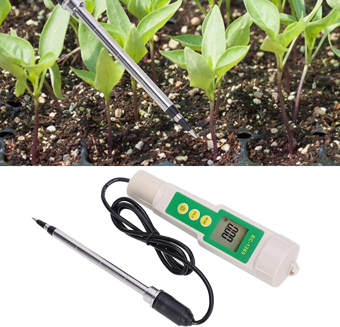 LiebeWH EC Meter Digital Pen 3 in 1 for Water Quality nity Tester Gardening Tool