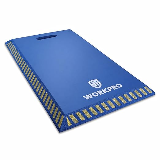 WORKPRO Extra Thick Kneeling Pad, Soft NBR Foam Knee Cushioning, Extra Large Foam Kneeler Mat for Auto-Repair, Gardening, Workout Supplies, 28 x 16 x 1.2in, Blue