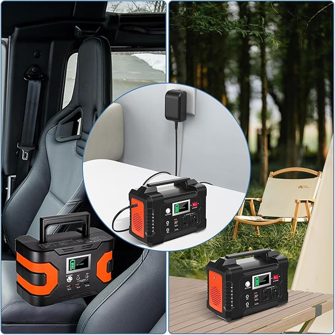 15V Portable Power Station Charger Replacement Compatible with FlashFish 150W-200W Electric Solar Generator, Power Cord AC Adapter Fit for Flash Fish E200 EA150 for EnginStar for SinKeu 100W-200W