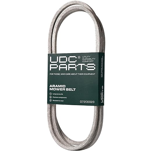 UDC Parts 07200023 Ariens Gravely Deck Belt Replacement for IKON XD 52 Deck, ZTX 52, IKON X, XL, 915223, 915267, Zoom, Zoom XL 54, Gravely ZT X & ZTXL Series - Durable, Aramid Cord / 145.5 inches