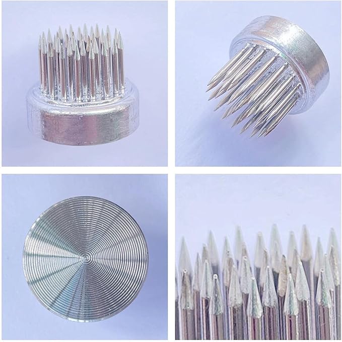 Kenzan Floral Frog 23mm/0.9inch Diameter Ikebana Flower Arranger Holder Stainless Steel Pin for Small Vase (24Pcs)