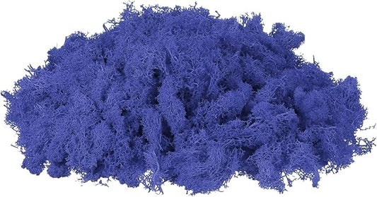 uxcell Preserved Reindeer Moss, 7oz Fake Moss for Crafts Artificial Dried Moss for Decoration Terrariums Potted Plants, Purple