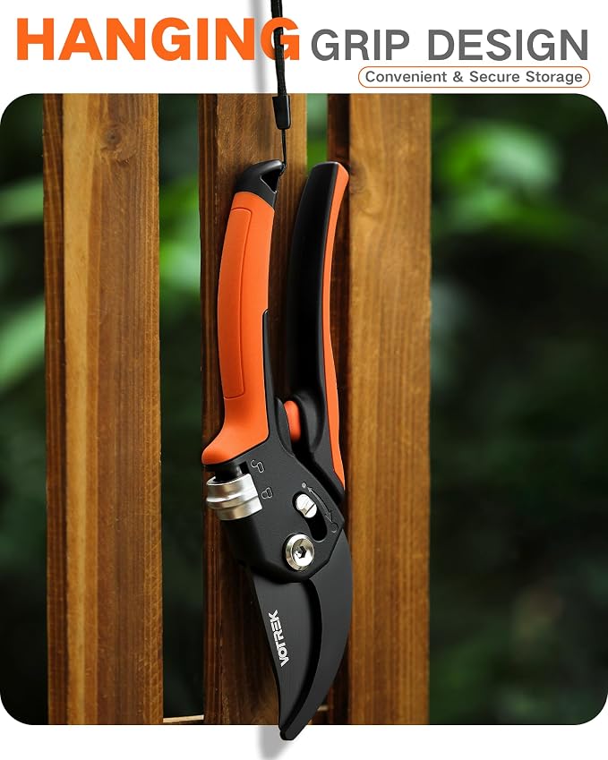 1.6'' Electric Shears & 8.5" Garden Shears Bundle for Tree/Branch, Gardening Gift for Women/Seniors