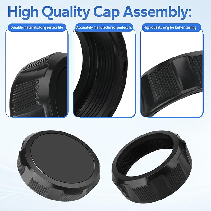R0523000 Pool Filter Drain Cap for Zodiac Jandy DEV Series D.E Filter CS CV and CL Series Cartridge Filter, for Jandy Parts Salt Cell Cleaning Cap Replace CL340 CL460 CV460 CV580 DEV48 CS150 CS200