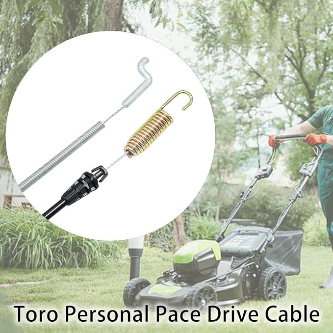 105-1844 Traction Control Cable,for Toro 22in Personal Pace Rear Wheel Drive Self Propelled Lawn Mowers & Lawn-Boy Silver Series Mowers Replaces 105-1844 Traction Drive Cable