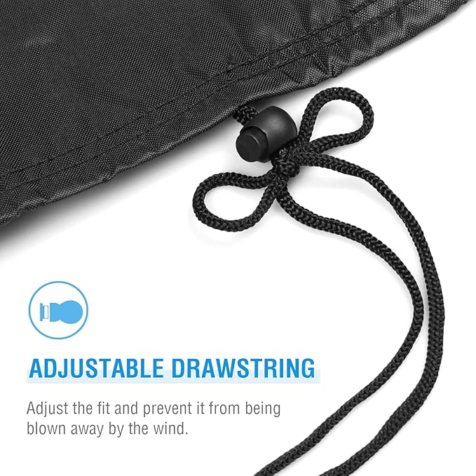 Kingling Outdoor Cooler Table Cover for Keter Cooler Tables, Waterproof Patio Storage Cooler Table Cover Patio Side Table Covers - 18''L x 18''W x18''H