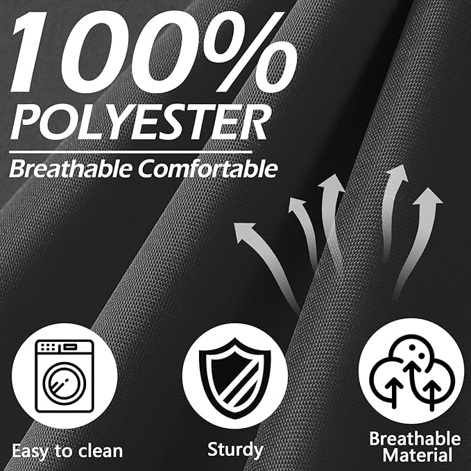 14Pcs Patio Cushion Covers Replacement Splashproof UV-Resistant Inelastic Covers with Zippers, Max Compatible 24.8x24.8x3.54inch Patio Cushion, for 7 Pcs Outdoor Patio Furniture Sets