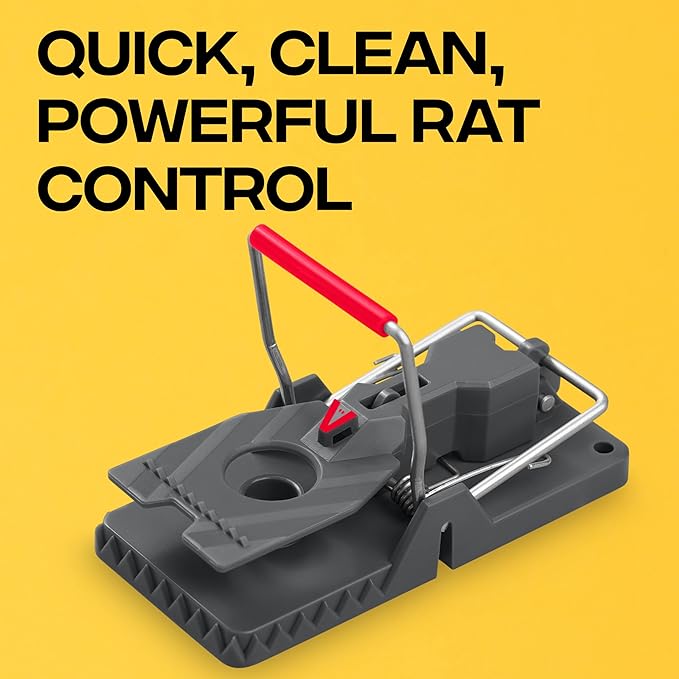 Victor M144B Power-Kill Rat Trap - Snap Traps for Rats - Rat Traps Indoor, Outdoor - Rat Traps for House