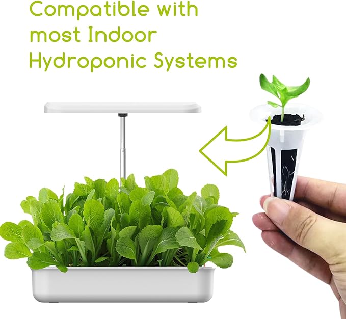 Grow Sponges 50 Pack, Replacement Root Growth Sponge Seed Starter Pods Refill Fit for Aerogarden iDOO, and Other Indoor Hydroponic Garden Systems