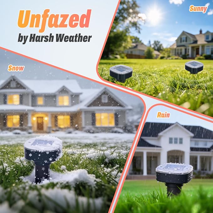 10 Pack Mole Repellent Solar Powered, Snake & Skunk & Vole & Gopher & Armadillo & Rabbit & Groundhog & Chipmunk & Raccoon Repellent for Yard, IP65 Waterproof Ultrasonic Deterrent for Lawns Garden