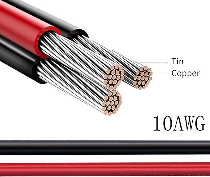 Solar Charge Cable Solar Connector to XT60i Adapter Connector Connecting Solar Panel XT60i-F Extension Cable 10AWG Cable Compatible for EcoFlow Solar Portable Power Station (10AWG 16.4FT)
