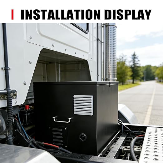 Lockable Generator Box for Outside/RV/Truck/Trailer, Outdoor Generator Shed Storage Box Quiet Enclosure (30"x22"x24")