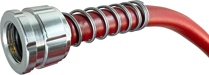 Flexon 100 ft Farm and Ranch Garden Hose and Eden Oscillating Sprinkler Covers up to 3,600 sq ft