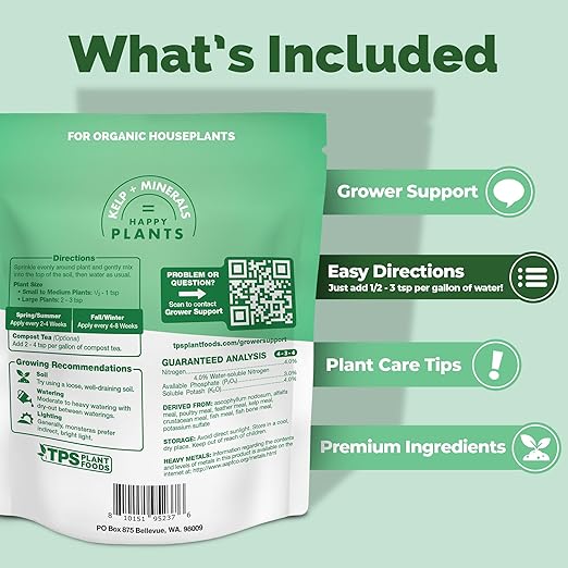 Granular Monstera Plant Food – Slow Release Fertilizer for Bigger Split Leaves & Lush Growth, 16 oz
