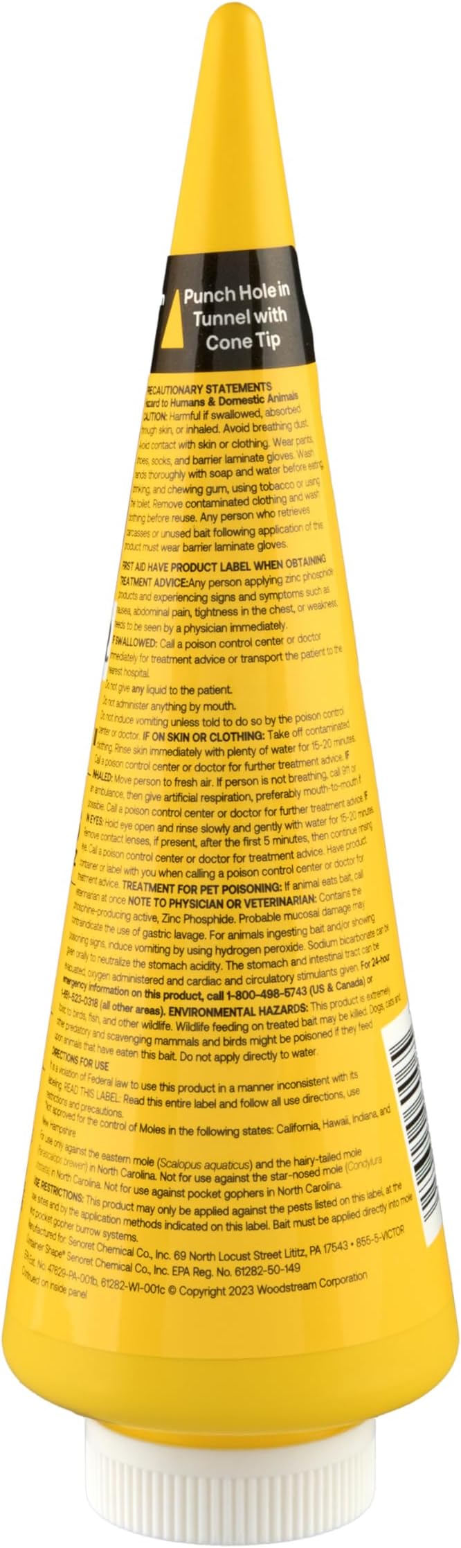 Victor M6006 Outdoor Mole & Gopher Poison Peanuts, Mole and Gopher Killer Bait, 4 Pack