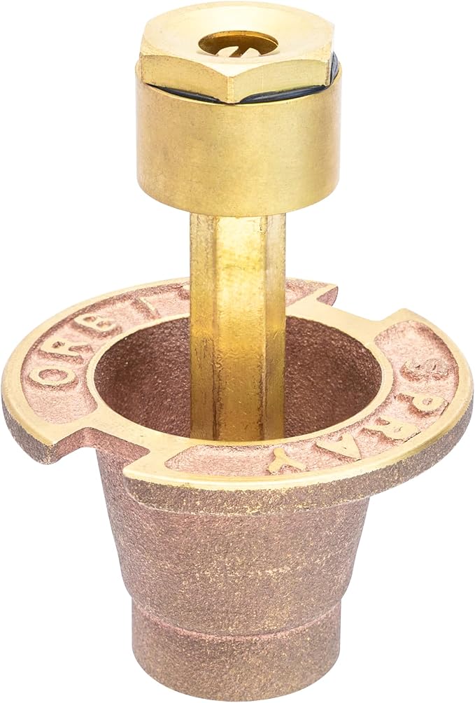 20-Pack Orbit 54070 Brass Pop-Up Flush Head Sprinkler with Full Pattern Spray Nozzle