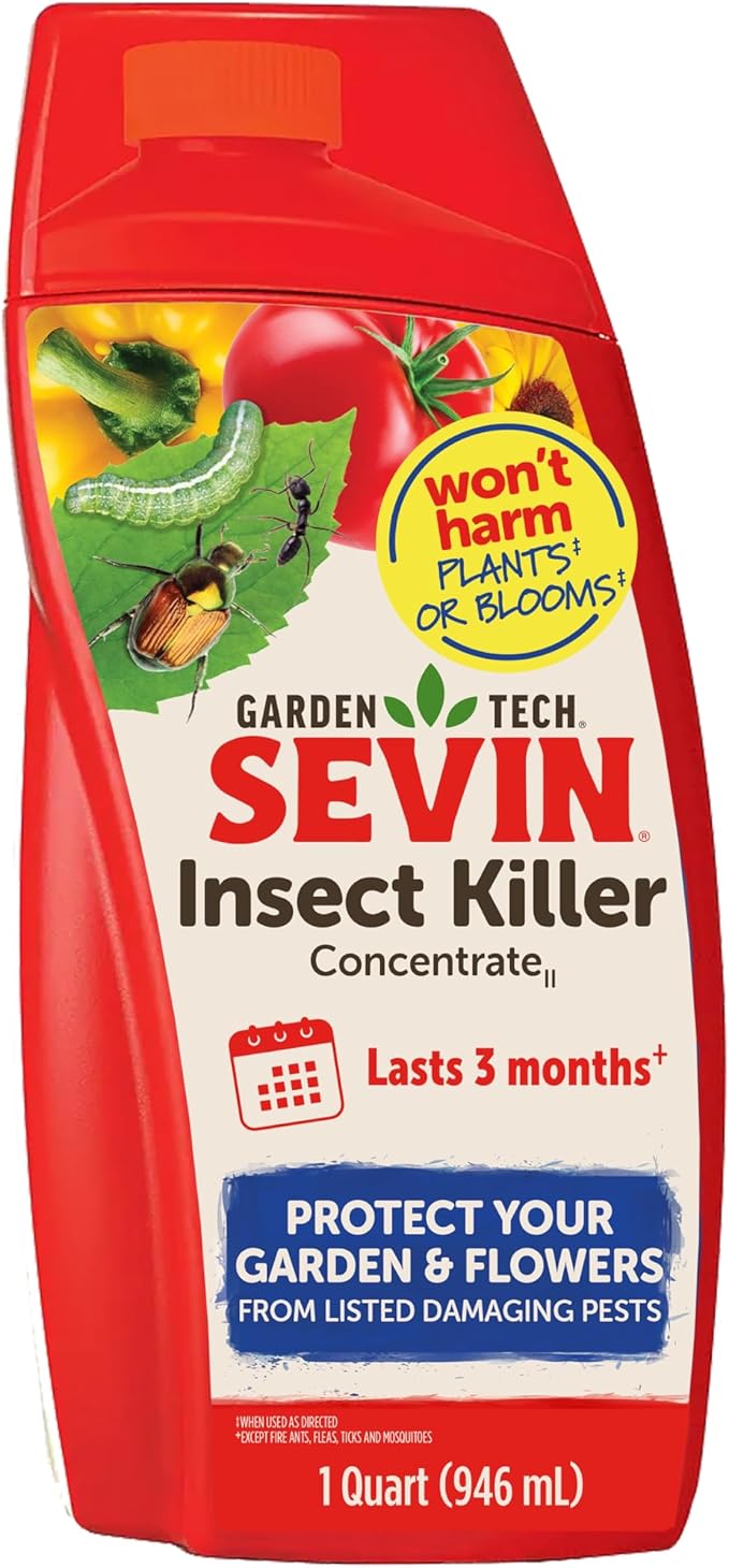 Sevin 100547213 Insect Killer Concentrate 32 oz, White Label