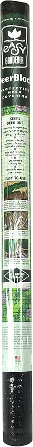 Easy Gardener 6050AZ Netting and Fencing, 7 ft X 100 ft, Black (Pack of 2)