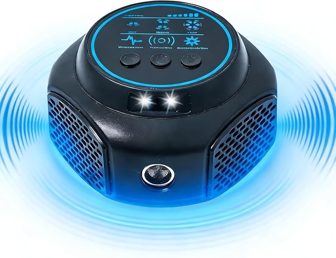 Ultrasonic Pest Repellent Plug in Indoor Mouse Traps for Home, Mouse Repellent Ultrasonic Device Rodent Repeller Ultrasonic Plug in Pest Control for Rat Mice Spider Squirrel Roach for Attic (2, Black)