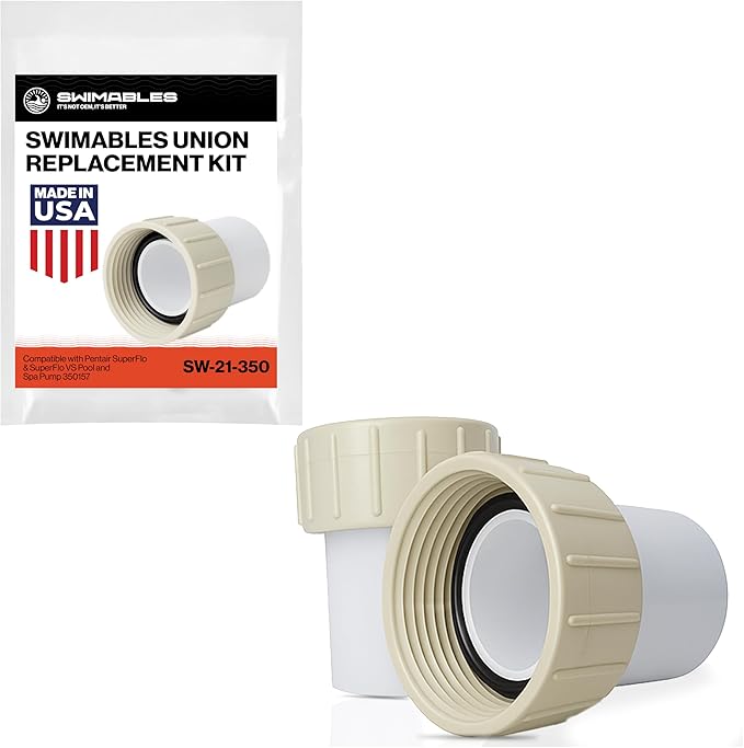 Swimables Union Replacement Kit Compatible with Pentair SuperFlo & SuperFlo VS Pool and Spa Pump 350157 - Replacement for Pentair 350157 - Made in USA