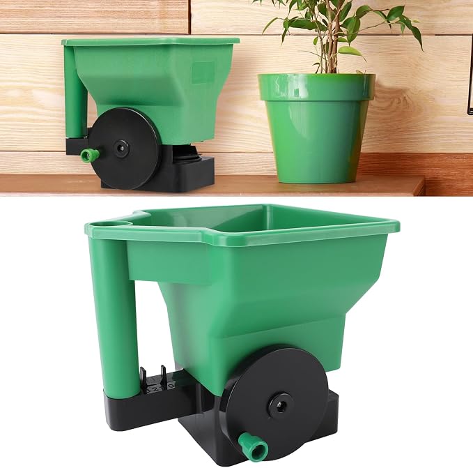 Seed Handheld Spreader,3L Manual Small Handy Lawn Seed Spreader, Efficient Rotary Spreaders for Lawn Fertiliser,Precise Spreading Lawn Spreaders for Grass Seeds Feed and Fertiliser