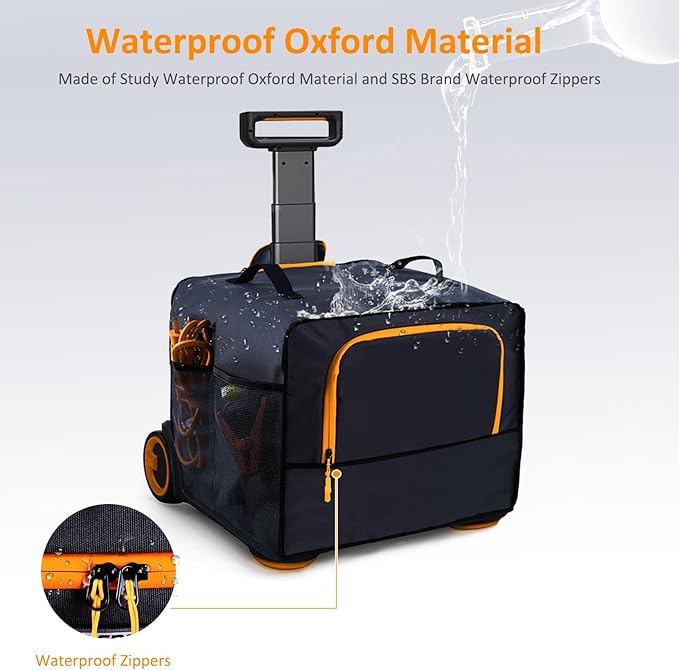 Upgraded Dust Cover Compatible with Jackery Solar Generator 2000 Plus 400W, Jackery Explorer Kit 4000 Plus, Jackry Solar Generator 3000 PRO 400W, Water-resistant Dust Cover for Jackery Solar Generator