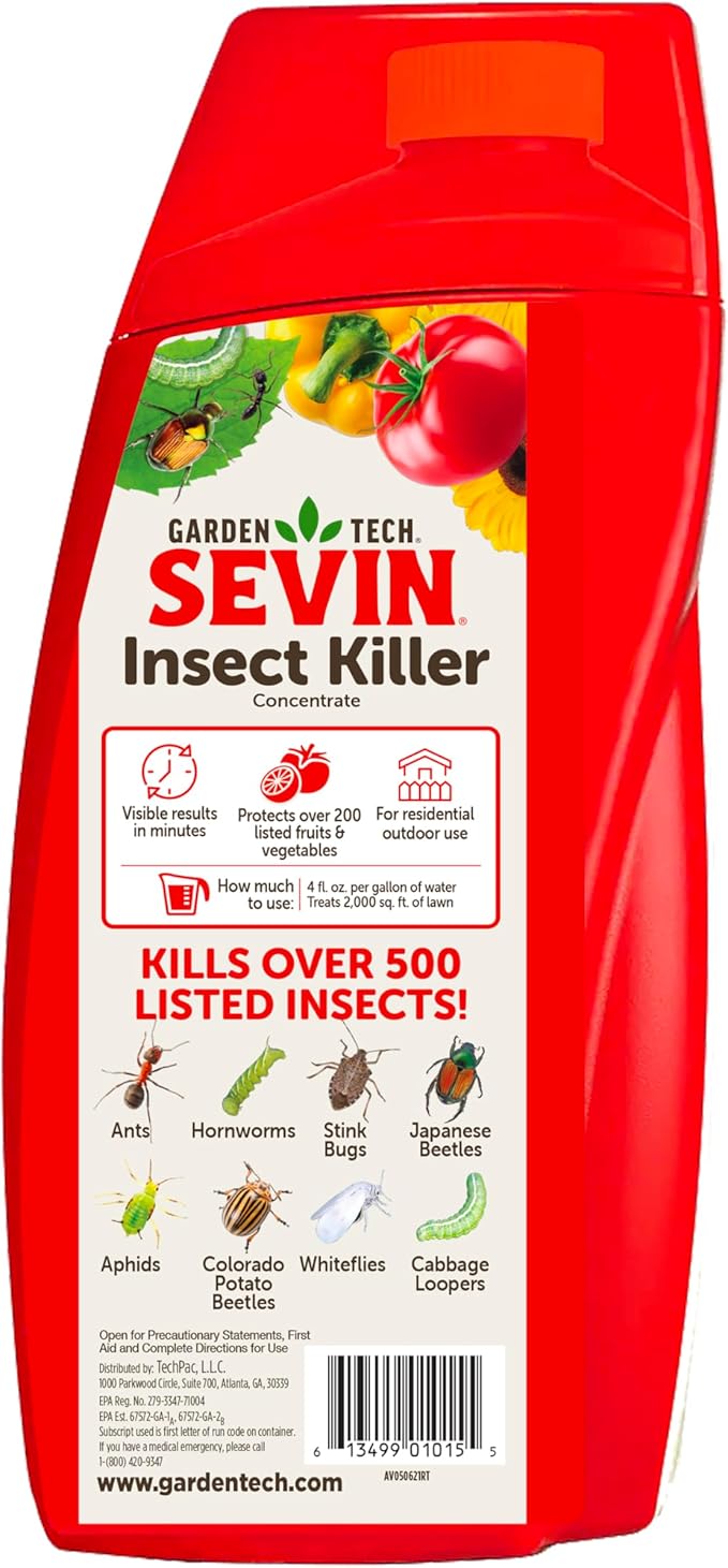 Sevin Insect Killer Concentrate 32 oz (Pack of 2)