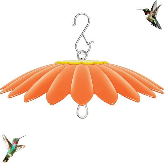 13.5 inch Rain Guard for Bird Feeder,Hummingbird Feeder Shade Dome Cover,Umbrella Cover for Bird House for Outdoor,Squirrel Baffle(Orange)
