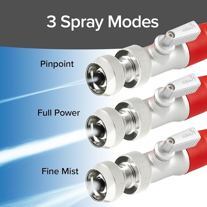 Pocket Hose 75 FT Silver Bullet 2.0 Expandable Garden Hose w/Turbo Shot Nozzle, AS SEEN ON TV, Lead-Free, Solid Aluminum Connectors, Easy On/Off Valve, Kink-Free, Leak-Proof