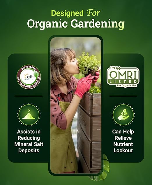 FoxFarm Bush Doctor Sledgehammer Nutrient Rinse – OMRI Listed Organic Liquid Fertilizer Flush for Soil & Hydroponic Systems, Removes Fertilizer Buildup & Relieves Nutrient Lockout, 1 Quart