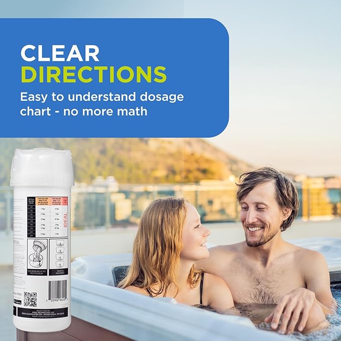 FROG JumpH pH Increaser for Hot Tubs and Swim Spas - 2 lb Bottle with TruDose Measuring Cap for Easy Maintenance & Balancing - 1 Pack