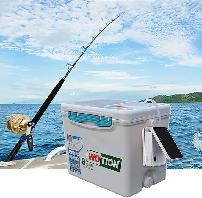 Sunsbell Air Pump Pond Kit Solar Kit Solar Water Pump Solar Powered Pool Pond Oxygenator Aerator Bubbler, for Garden Fountain Pool Aquarium Fish Tank