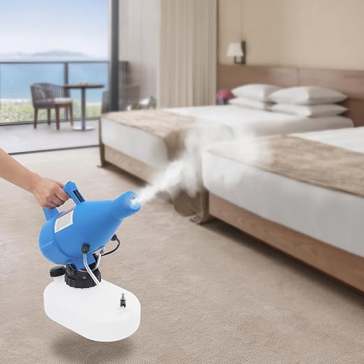 4.5L Electric ULV Fogger Sprayer, 1.2 Gallon Portable Cold Mist Machine Spraying 30 FT Spray Distance for Home, Yard, Garden, Patio, Large Indoor Outdoor Spaces