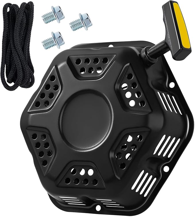 SOFO Original Pull Start Assembly for Champion 196cc 208cc 212cc 224cc 3000 3500 4000 4500 Watt 5.5hp 6.5hp Engine CPE Generator Water Pump Pressure Washer Recoil Starter Pull Cord Replacement
