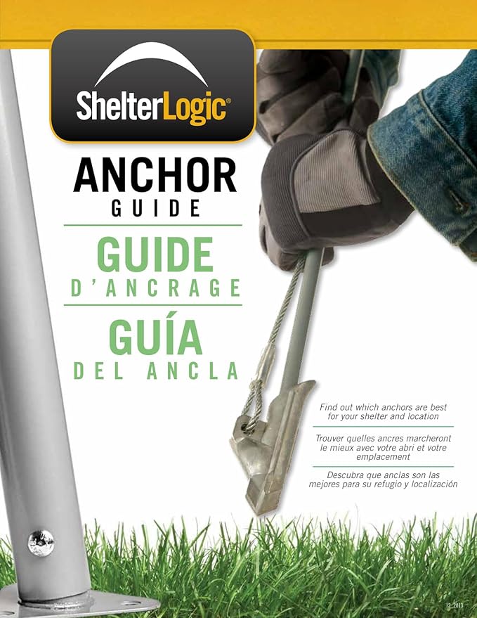 Arrow Shed AK4 Earth Anchor Kit, Black