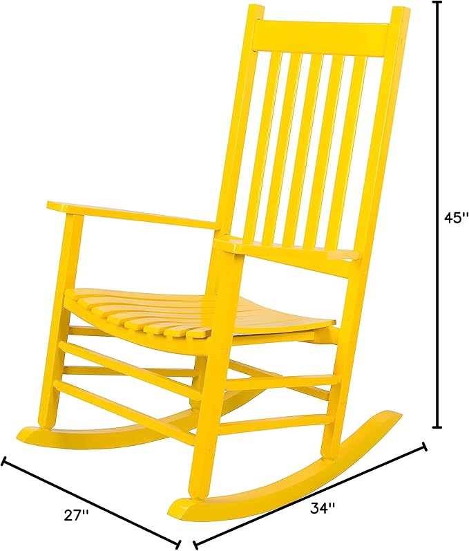 Shine Company Vermont Porch Rocker – Lemon