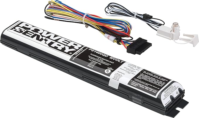 Lithonia Lighting, Power Sentry Emergency Battery Back Up, T5 and T8 Compatible Fluorescent Ballast with 1400 Lumen Output, 90 Minute Operation, UL Listed (PS1400QD MVOLT M8)