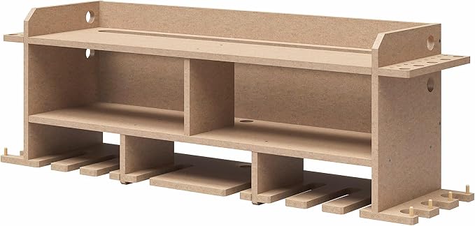 Benford 48" Extra Wide Wall Mount Tool Organizer, Raw Board